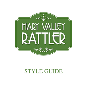Mary Valley Rattler Style Guide